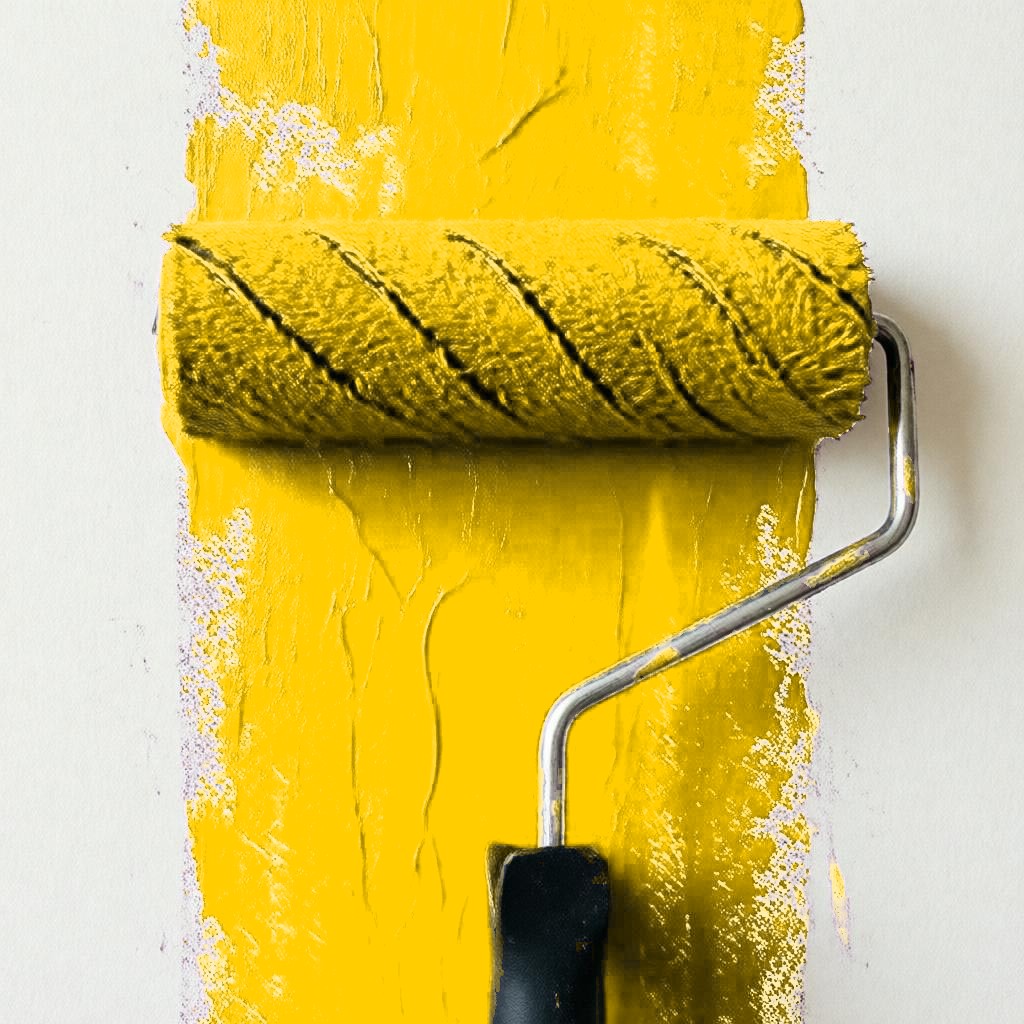 Композитная панель в цвете Тинькофф Pantone 116 C