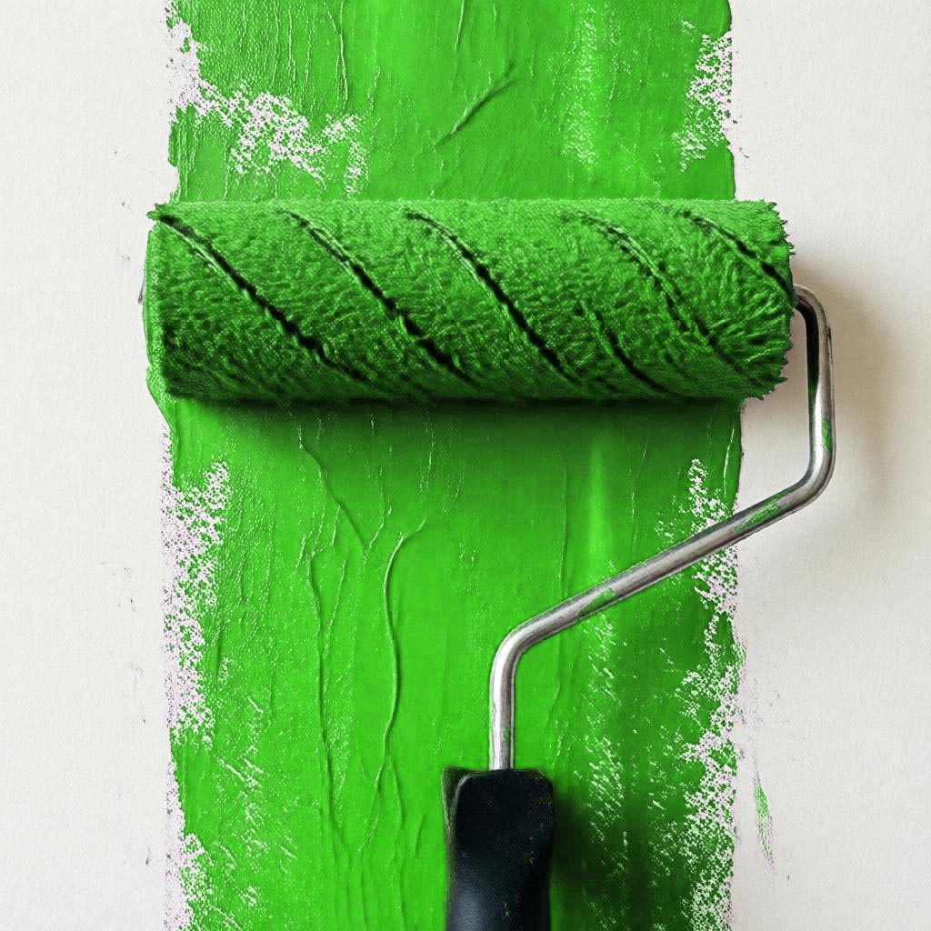 Композитная панель в цвете Сбер Pantone 361 C
