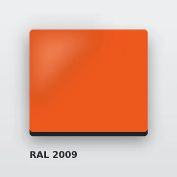 Алюкобонд RAL 2009 транспортный оранжевый 3 мм/0,21 мм 1220х4000 мм