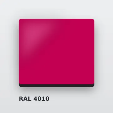 Алюминиевые композитные панели RAL 4010 телемагента 3 мм/0,3 мм 1220х4000 мм