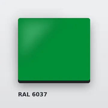 RAL 6037 Чистый зелёный
