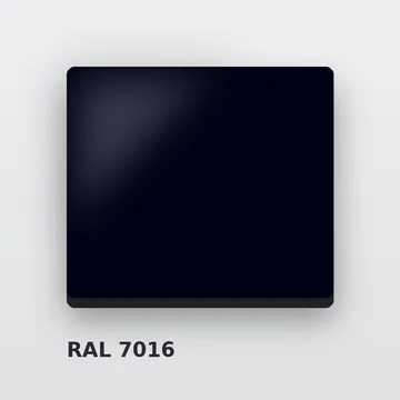 Алюминиевые композитные панели RAL 7016 антрацитово-серый 3 мм/0,3 мм 1220х4000 мм