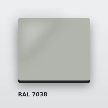 Композитные панели RAL 7038 агатовый серый 3 мм/0,21 мм 1500х4000 мм