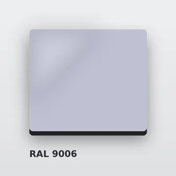 RAL 9006 Бело-алюминиевый