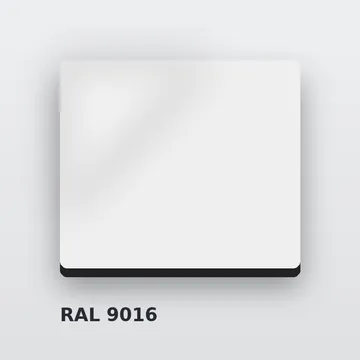 Композитные панели RAL 9016 транспортный белый 4 мм/0,4 мм FR 1220х4000 мм