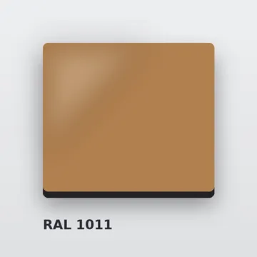 Алюминиевые композитные панели RAL 1011 коричнево-бежевый 4 мм/0,4 мм FR 1500х4000 мм