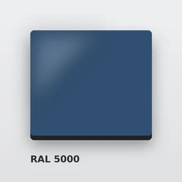 Алюминиевые композитные панели RAL 5000 фиолетово-синий 4 мм/0,4 мм FR 1500х4000 мм