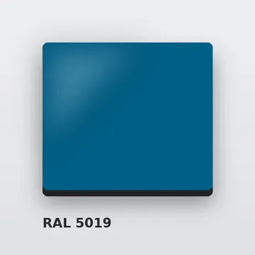 Композитные панели RAL 5019 капри синий 3 мм/0,3 мм 1220х4000 мм