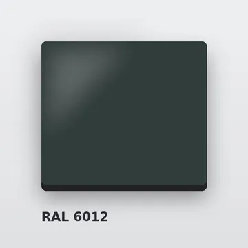 Композитные панели RAL 6012 чёрно-зелёный 3 мм/0,3 мм 1220х4000 мм