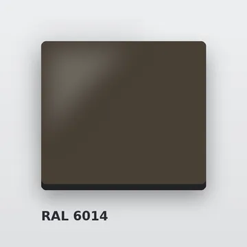 Алюкобонд RAL 6014 жёлто-оливковый 4 мм/0,4 мм FR 1220х4000 мм