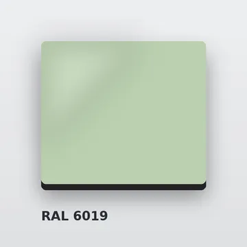 Алюминиевые композитные панели RAL 6019 пастельно-зелёный 4 мм/0,4 мм FR 1500х4000 мм