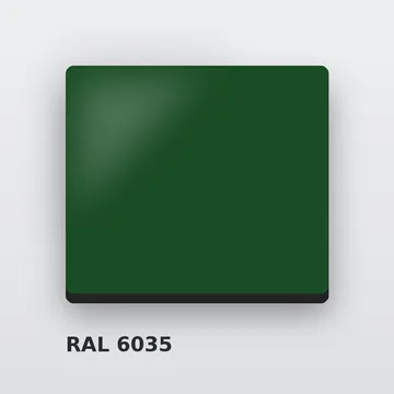 Алюкобонд RAL 6035 перламутрово-зелёный 4 мм/0,4 мм FR 1220х4000 мм