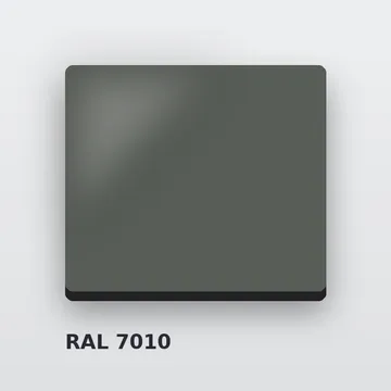 Алюминиевые композитные панели RAL 7010 брезентово-серый 4 мм/0,4 мм FR 1500х4000 мм