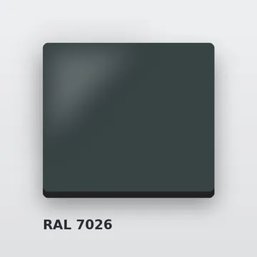 Алюминиевые композитные панели RAL 7026 гранитовый серый 4 мм/0,4 мм FR 1500х4000 мм