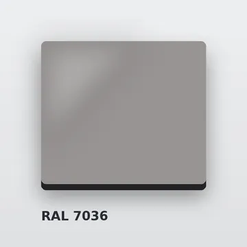 Алюкобонд RAL 7036 платиново-серый 4 мм/0,4 мм FR 1220х4000 мм