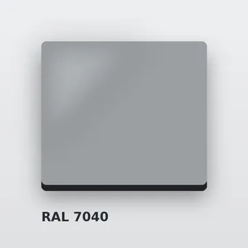 Композитные панели RAL 7040 оконный серый 3 мм/0,3 мм 1220х4000 мм