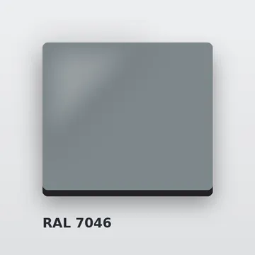 Алюминиевые композитные панели RAL 7046 телегрей 2 4 мм/0,4 мм FR 1500х4000 мм