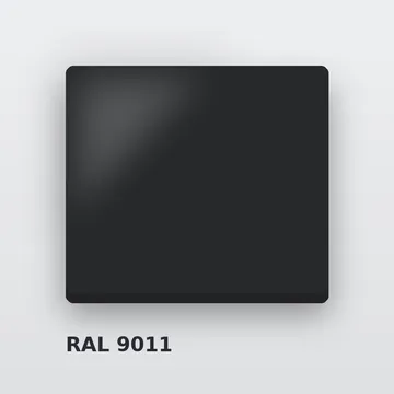 Алюкобонд RAL 9011 графитно-чёрный 4 мм/0,4 мм FR 1220х4000 мм