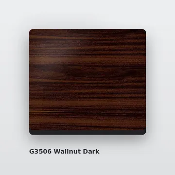 Алюминиевые композитные панели G3506 Wallnut Dark 3 мм/0,3 мм 1500х4000 мм