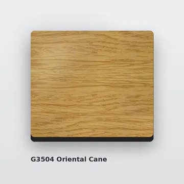 Композитные панели G3504 Oriental Cane 4 мм/0,4 мм FR 1220х4000 мм