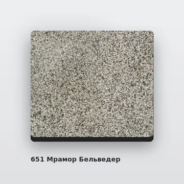Алюминиевая композитная фасадная панель PlastCover 4/0,4 FR 1500×4000, цвет 651 Мрамор Бельведер AluHype