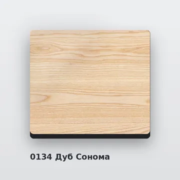 Алюминиевая композитная фасадная панель PlastCover 4/0,4 FR 1500×4000, цвет 0134 Дуб Сонома AluHype