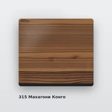 Алюминиевая композитная фасадная панель PlastCover 4/0,4 FR 1500×4000, цвет 315 Махагони Конго AluHype