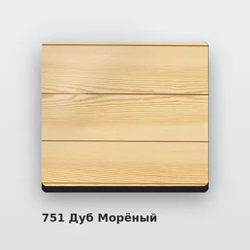 Алюминиевая композитная фасадная панель PlastCover 4/0,4 FR 1500×4000, цвет 751 Дуб Морёный AluHype